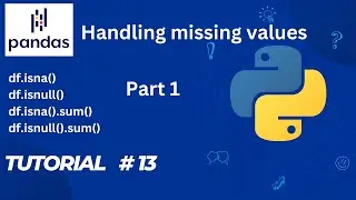 #13  Pandas Tutorial | Handling Missing Values |