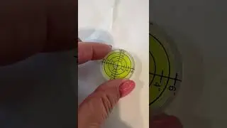 Mini circle level bubble to find the exact center on Amazon