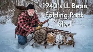 1940&rsquo;s LL Bean Folding Pack Sled