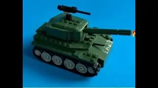 LEGO World War 2 Tank Speed Build Original Design
