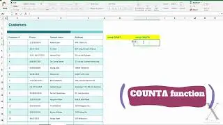 🌟 BiteSizedExcel QT (Quick Tip): Mastering COUNT and COUNTA in Excel! 🌟