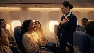 Incredible Moment Revealed: Black Woman's Unexpected Transformation During Flight Sparks Touchin...