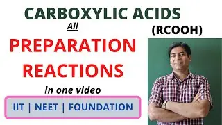 Carboxylic Acids: Preparation Chemical Reactions: IIT JEE/NEET 2020