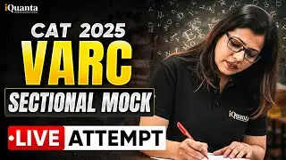 CAT 2025 VARC Live Mock Test Attempt | Strategy & RC Approach by Shabana Ma&rsquo;am
