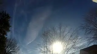 Geoengineering Timelapse (4K) 1-28-23 - Nashville, TN [No Audio]