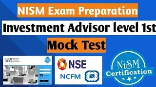 Investment Advisor Level-X-A #cfa#ca#cs#nism#NISM#ncfm#nismcasestudy#mcqtes#NCFM#fresher#finance#22