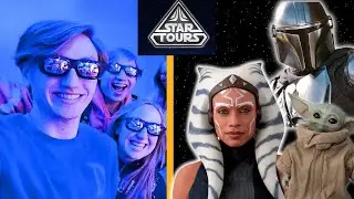 NEW Star Tours Adventure ft. Ahsoka, Mando, and GROGU!! First Look!!