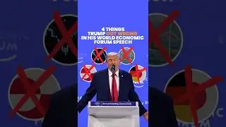 4 things Trump got wrong in his World Economic Forum speech