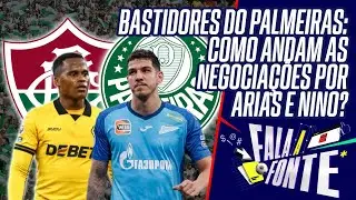 PALMEIRAS FAZ NOVA PROPOSTA MILIONÁRIA POR ARIAS E ESTÁ OTIMISTA EM NEGOCIAÇÃO POR NINO; ENTENDA