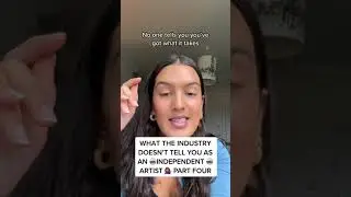 What the industry doesn't tell you as an independent artist... part 4!