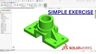 #SOLIDWORKS | SIMPLE MECHANICAL PARTS | EXERCISE 7 | ENGINEERING👨‍🔧