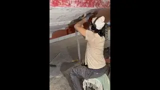 Skrapa bottenf&auml;rg med pro scraper