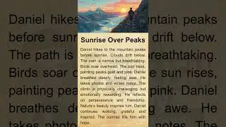 Learn English Through Interesting Stories | Advanced Level | Improve Listening | Sunrise Over Peaks