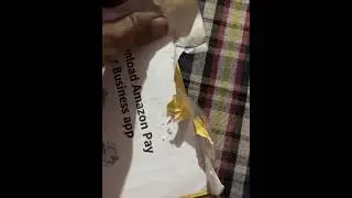 Unboxing amazon pay QR code😍🥰 #qrcode #amazon #amazonprime