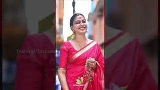 റോസഴകിൽ അനുശ്രീ 💗 #anusree #malluactress #indiaglitz #shorts