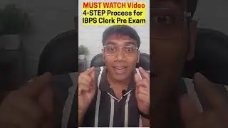 🚨 IBPS Clerk Prelims Tomorrow! | 4-Step Stress Solution 💯 | Last-Minute Strategy