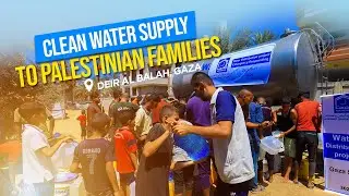Alkhidmat's Lifesaving Relief in Gaza: Clean Water & Aid for Displaced Families