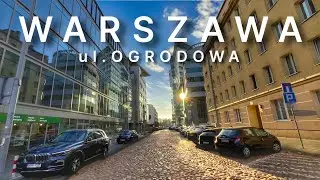 Ulica Ogrodowa Warszawa 2025 🚶 Spacerem przez Historię i Nowoczesność [4K HDR]