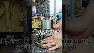 Hydraulic pump/plunger pump source manufacturer #automobile #handpumpautomationmotorfixing