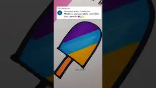 💜🧊💛🍦 #블랙핑크 #icecream #shortsart #painting #colors #howtocolouring