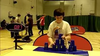 Former Overall UK Sport Stacking Cycle Record - 6.16 Seconds