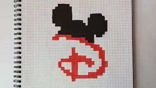 Pixel Art Logo Disney