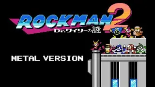 ロックマン２のオープニング～全ボスステージ曲をメタルアレンジ　Guitar cover of Megaman2 BGM [Metal Version]