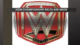 How Championship Belts Are Made | Handcrafted Wrestling & WWE-Style Title Belts | @k2gemstones s