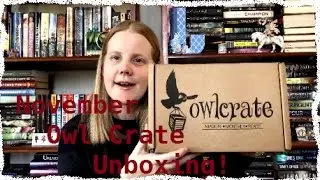 November Owl Crate Unboxing