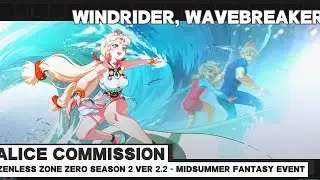 Event Story | En Sub | Midsummer Fantasy | Windrider, Wavebreaker - Alice Commission