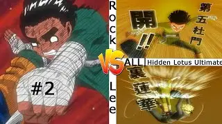 Rock Lee Vs All #2 | Hidden Lotus Ultimate ! | Naruto Ultimate Ninja 3 | PCSX2 [PS2 Emulator]