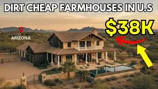 10 DIRT CHEAP Arizona Farmhouses with MASSIVE ACREAGE You can BUY NOW | 2026's Real GEMS