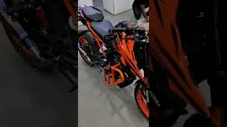 KTM duke 200 | Accessories fitting | Htrzmodz Bangalore #bangalore #ktm #ktmlover #bike #accessories
