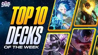 TOP 10 BEST DECKS IN MARVEL SNAP | Weekly Marvel Snap Meta Report #172