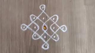 Simplerangoli⚛️#trendingvideo#rangoli#simplerangoli #kolam 