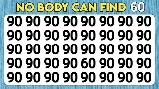 TEST YOUR OBSERVATION SKILLS 👀 | FIND THE ODD NUMBER AND LETTER EDITION