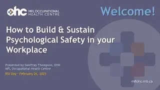 Building a Culture of Psychological Safety - RSI Day Presentation 2021 #4