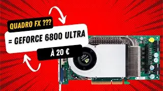 Benchmark de la Quadro FX 3450 une 6800 Ultra d&eacute;guis&eacute;e