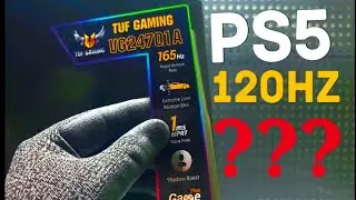 UNBOXING ASUS Gaming Monitor | PS5 120hz gameplay (Cheapest Gaming Monitor)