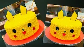 Pikachu Cake | How To Make Pokemon Cake | Pikachu Cake Cartoon | Pokemon Cake D...