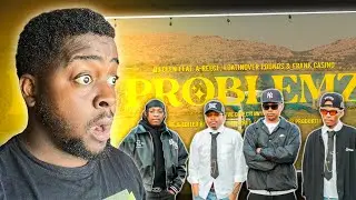 PROBLEMZ Ft A-REECE, FRANK CASINO & LOATINOVER POUNDS (MUSIC VIDEO) | REACTION