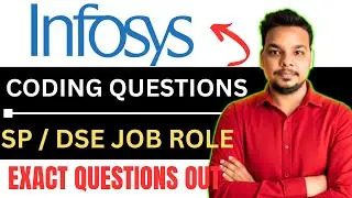 Infosys SP/DSE Hiring Coding Questions Updated | Infosys Specialist Programmer Coding PYQ