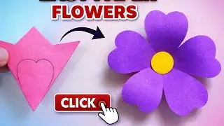 How To Make Beautiful Paper Flowers 🌸 | Easy DIY Craft
