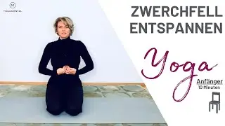 Yoga Zwerchfell Entspannung hilft bei 🪑: Sodbrennen // unteren Rückenschmerzen // Atemproblemen!