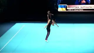 Ukraine 2 (UKR) - 2024 Acrobatic Worlds, Guimaraes (POR) Dynamic Qualification  Mixed Pair