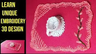 Mini Teacup 3D hand Embroidery | Stumpwork | Embroidery by Crewel Art
