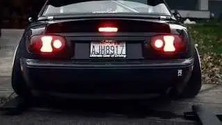 Stance low Miata