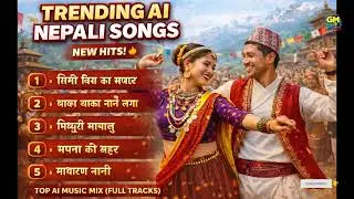 Trending Nepali AI Songs | Top AI Music Full, Mix Track | @gmbeatsnepal 