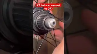 Shimano XT hub convert to QR?