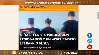LAS NOTICIAS DEL MI&Eacute;RCOLES 7 DE ENERO CON NACHO CAPRIN EN LA RADIO DE MOLINAS